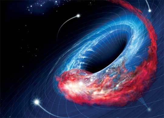 Обнаружена самая огромная черная дыра